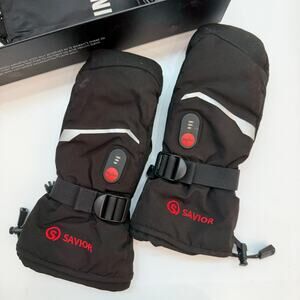 Savior Chargeable Heated Ski Mittens Small